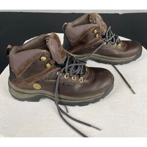 Timberland Keele Ridge Waterproof Mid Hiker -‎ WOMEN Size 8,Brown Leather